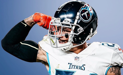 player wearing helmet and mouth guard.