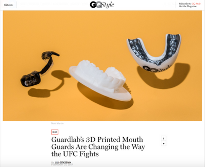 Guardlab’s 3D Printed Mouth Guards Are Changing the Way the UFC Fights
